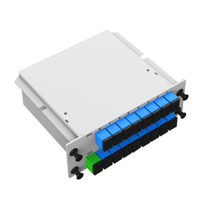 Τύπος κασέτας 1x4 Οπτικός διαχωριστής 1x16 PLC Splitter SC APC