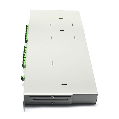 Ρακ τύπου 19 ιντσών 1U 2U Fiber PLC Splitter SM CATV σύστημα