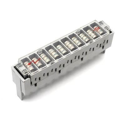 Μονούλες διεπαφής ABS PBT Terminal Block για αιχμαλωτισμό σωλήνων αερίου 3 πόλων