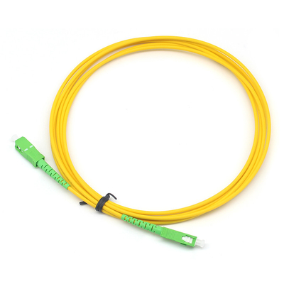 2.0mm 3,0mm Simplex Fiber Optic Patch Cord SC APC σε SC APC SM