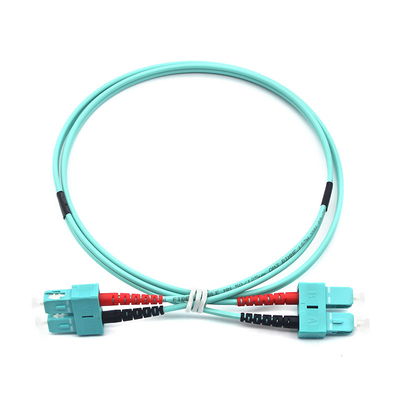 LSZH Duplex Fiber Optic Patch Cord SC PC σε SC PC OM3 πολυμέτρο
