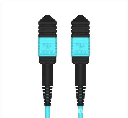 OM3 Mpo To Mpo Fiber Cable εσωτερικό κέντρο δεδομένων αδιάβροχο Mtp Patch Cord