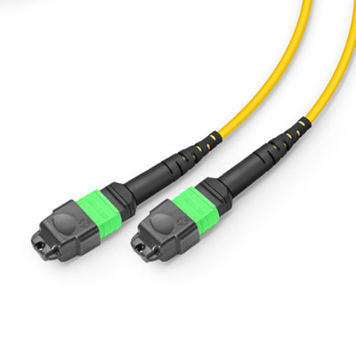 24 πυρήνες Mtp Patch Cable Mpo Fiber Patch Cable SM OS2 με LSZH εξωτερικό σακάκι