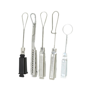 Χάλυβα από ανοξείδωτο ατσάλι Drop Wire Clamps Support Telephone Drop Wire At Span Clamps