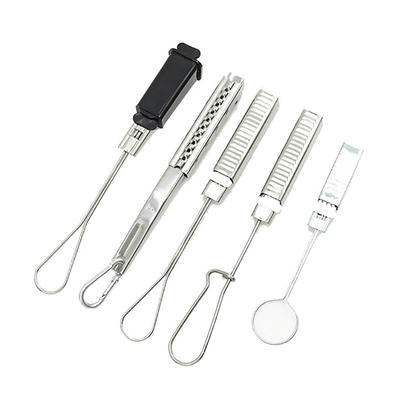 Χάλυβα από ανοξείδωτο ατσάλι Drop Wire Clamps Support Telephone Drop Wire At Span Clamps