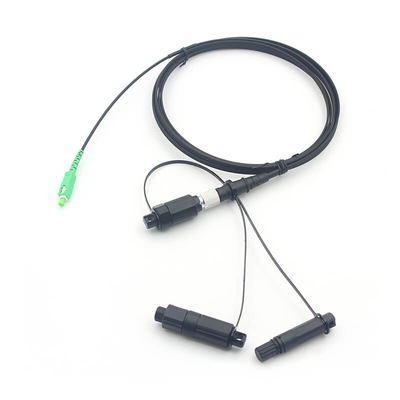 3-in-1 Fast Connector Προσυνδεδεμένο καλώδιο FTTH Drop G657A2 SM