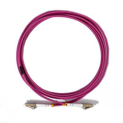 Εσωτερικό LC PC Duplex Fiber Optic Multimode Patch Cord 3,0 mm