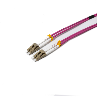 Εσωτερικό LC PC Duplex Fiber Optic Multimode Patch Cord 3,0 mm