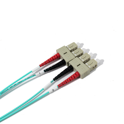 MM DX 2,0mm SC UPC προς SC UPC ινώδες οπτικό σύρμα 7μέτρων LSHZ