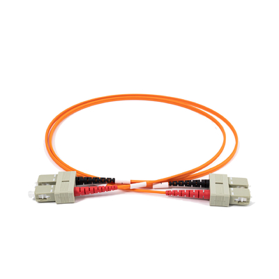 2.0mm Multimode Fiber Optic Patch Cables Duplex SC UPC προς SC UPC 10 μέτρα