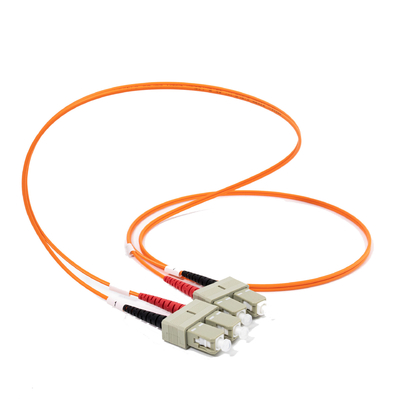 2.0mm Multimode Fiber Optic Patch Cables Duplex SC UPC προς SC UPC 10 μέτρα