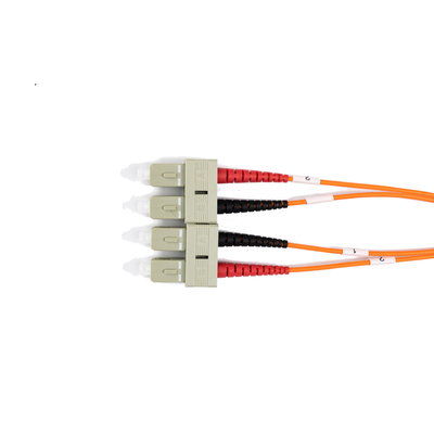 2.0mm Multimode Fiber Optic Patch Cables Duplex SC UPC προς SC UPC 10 μέτρα
