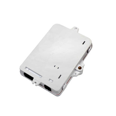 Κουτί Διανομής Οπτικών Ινών 6 Πυρήνων Λευκό περίβλημα ABS Για Εξωτερική Χρήση