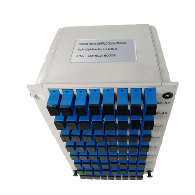 SC UPC 1:64 Οπτικό Διαχωριστή PLC τύπου κασέτας ίνας 1m, 1.5m