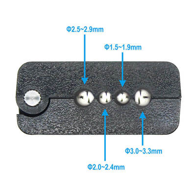 1.5mm~3.3mm Εργαλείο Διαμήκους Τομής για Απογύμνωση Εύκαμπτου Σωλήνα Ίνας Μέσης Διατομής