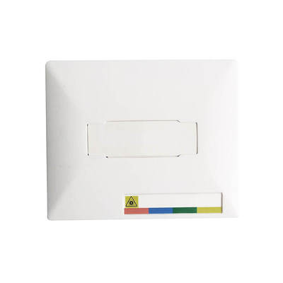 Λευκό τερματικό κουτί FTTH 4 θυρών με προσαρμογείς SC LC