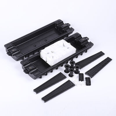 48 πυρήνες Inline Type Fiber Optic Splice Closure 2 σε 2 έξω Αδιάβροχο