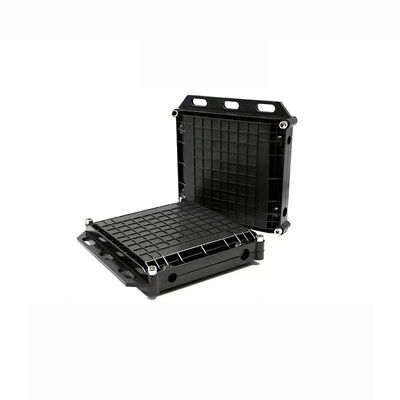 Μίνι Κουτί Σύνδεσης Οπτικών Ινών Τετράγωνου Τύπου 2 Είσοδοι 2 Έξοδοι για 12-24 Πυρήνες με Υλικό ABS+PC