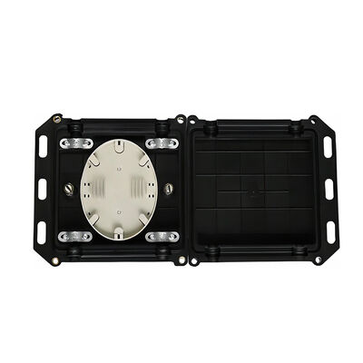 Μίνι Κουτί Σύνδεσης Οπτικών Ινών Τετράγωνου Τύπου 2 Είσοδοι 2 Έξοδοι για 12-24 Πυρήνες με Υλικό ABS+PC