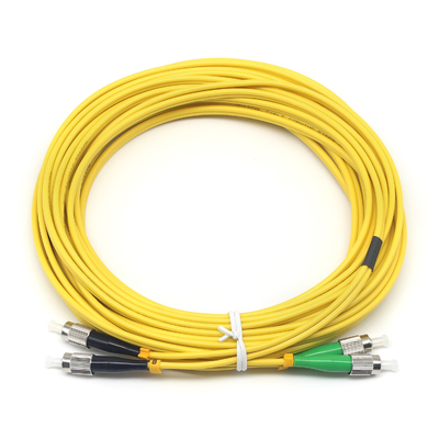 FTTH Duplex FC APC σε FC UPC SM Fiber Optic Patch Cord για και 1000 χρόνων σύνδεσης