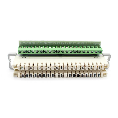 Εντός χώρου KRONE LSA Module Idc με τερματικό βίδα Ευέλικτο πράσινο