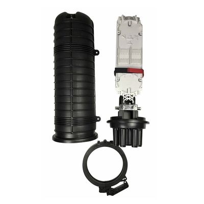 Κλειστός σύνδεσμος οπτικών ινών χωρητικότητας 96FO με 4+1 θύρες για εξωτερική χρήση