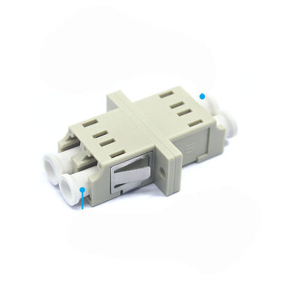 Μεταλλική θήκη Fiber DX LC UPC Duplex sm Adapter με φλάντσα χαμηλή απώλεια εισαγωγής 0,2dB