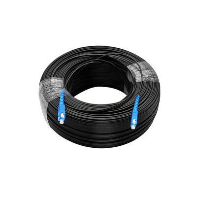 LSZH Χαμηλή απώλεια G657A1/A2 SC APC προς SC APC FTTH Flat Drop Patch Cord