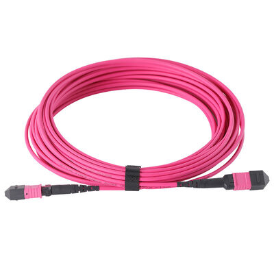 12/8/24 ίνες MPO σε MPO OM3 Multimode Fiber Optic Patch Cord